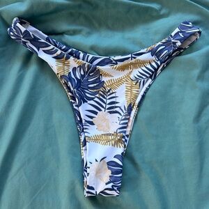Tropical Print Women's Swim Bottom